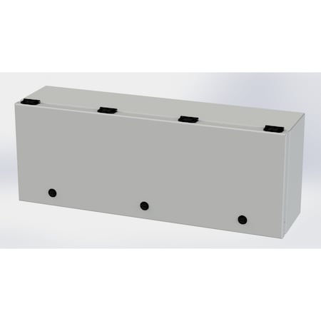 Saginaw Control & Engineering 1/4 Turn Latch Electrical Enclosures, 9 in H, 6 in D, 24 in W, NEMA 3R, 4, 12, 13, Carbon Steel SCE-L9246ELJLG